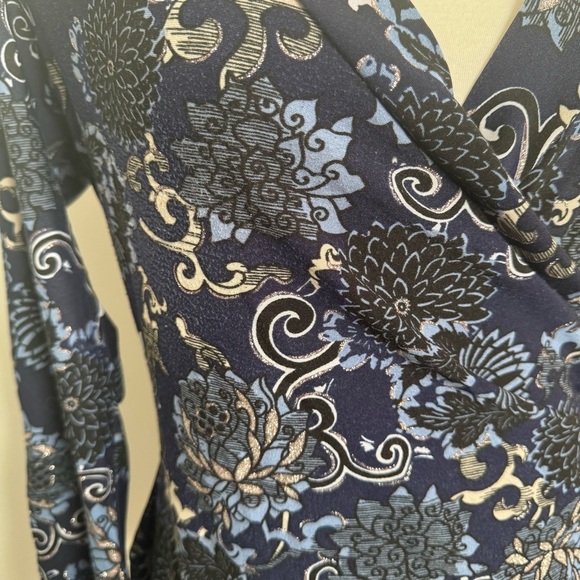 Y2K vintage paisley Fairycore top with glitter details M hippy - Picture 5 of 7